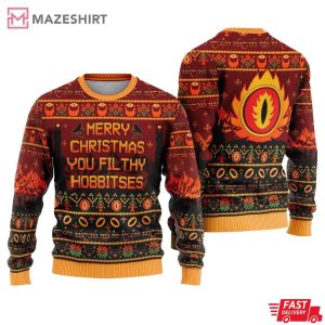 Lord Of The Ring Merry Christmas You Filthy Hobbit Ugly Sweater