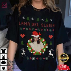 Lana Del Rey Ugly Christmas Festive T Shirt (2)