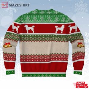 Poodle Merry Woofmas Ugly Christmas Sweater (2)
