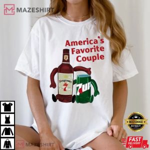Seagram’s 7UP America’s Favorite Couple T Shirt (2)