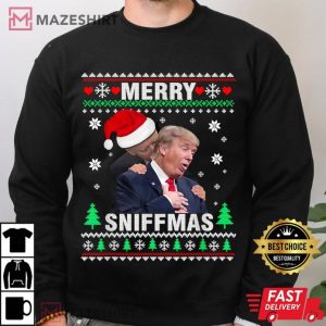 Biden Trump Merry Sniffmas Christmas T Shirt (4)