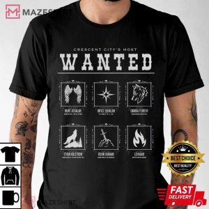 Sarah J Maas Crescent City Most Wanted T Shirt (2)
