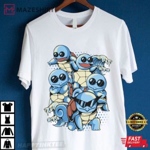 Squirtle Squad Pokemon T Shirt (4)