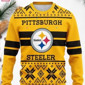 Nfl Pittsburgh Steelers Christmas Ugly Sweater