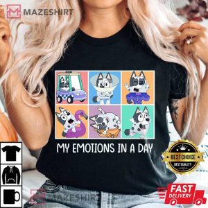 Bluey Muffin My Mood T Shirt (2)