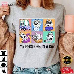 Bluey Muffin My Mood T Shirt (3)