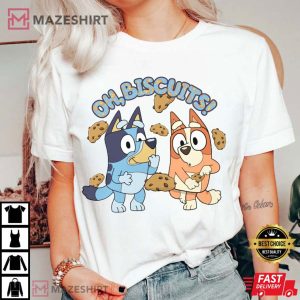 Bluey Oh Biscuits T Shirt (2)