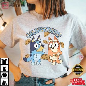 Bluey Oh Biscuits T Shirt (3)