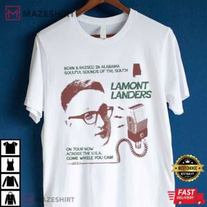 Lamont Landers Sunset Blue T Shirt (3)