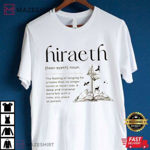 Hiraeth Fantasy Bookish Romantasy T Shirt (3)