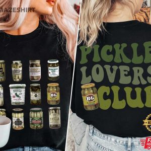 Pickle Lovers Club Funny Canned Pickles T Shirt (2)