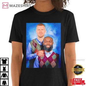 Boston Celtics Jaylen Brown Kristaps Porzingis Step Brothers T Shirt (2)