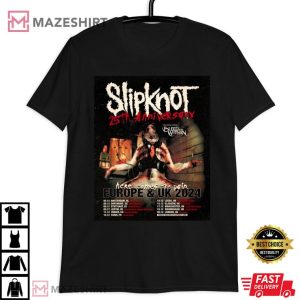 Slipknot 25th Anniversary Acre Comes The Pain T Shirt (3)