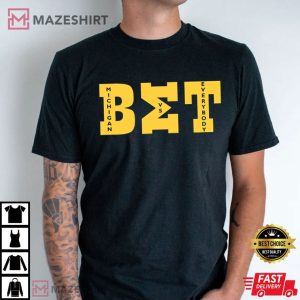BET Michigan vs Everybody Wolverine Football T Shirt (1)