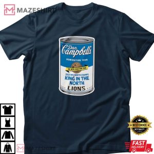 Detroit Lion Campbell's Can King in the North T Shirt (4)