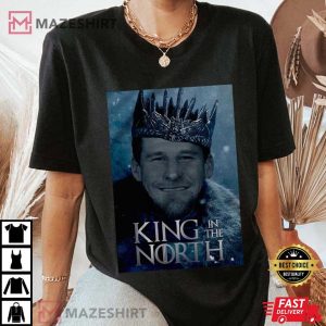 Dan Campbell King in the North Detroit Lions Football T Shirt (2)