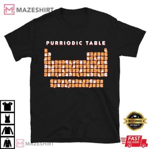 Cat Purriodic Table Funny T Shirt (1)