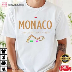 F1 Monaco Circuit de Monte Carlois T Shirt (2)
