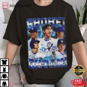 Shohei Ohtani Pitcher Los Angeles Dodgers T Shirt (1)