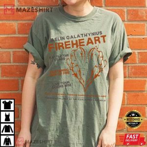 Aelin Galathynius Fireheart Throne Of Glass Comfort Color T Shirt (4)