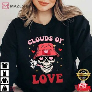 Spooky Clouds Of Love Valentine Valentines Day T Shirt (3)
