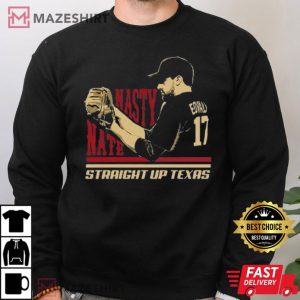 Nathan Eovaldi Nasty Nate Straight Up Texas T Shirt (2)
