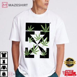 Off White Weed 420 Day Celebration T Shirt (3)