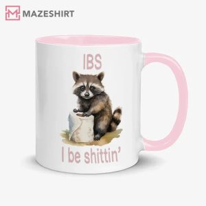 Raccoon Toilet Paper IBS I B Shittin Funny Mug (1)
