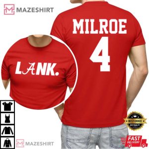 Jalen Milroe 4 Lank Alabama Crimson Tide T-Shirt