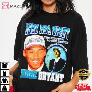 1996 NBA Draft Kobe Bryant T Shirt (3)