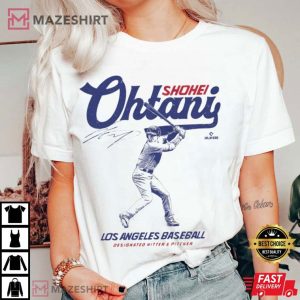 Shohei Ohtani Signature Dodgers T Shirt (2)