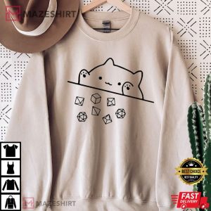 DnD Cat Throwing Dice Dungeon Master T Shirt (4)