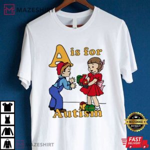 A Is For Autism Animation T Shirt (3)
