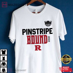 Rutgers University Football 2023 Pinstripe Bowl Bound T Shirt (2)