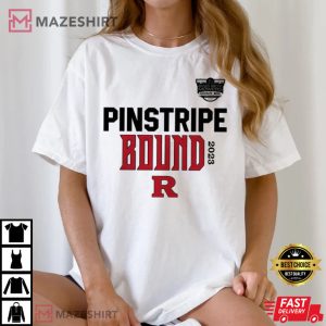 Rutgers University Football 2023 Pinstripe Bowl Bound T Shirt (3)