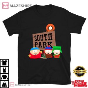 South Park Stan Kyle Eric and Kenny T Shirt (4)