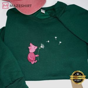 Piglet Winnie the Pooh's Closest Friend Embroidered Sweatshirt (1)