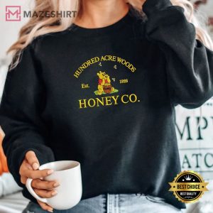 Honey Co. Winnie the Pooh Embroidery Sweatshirt (3)