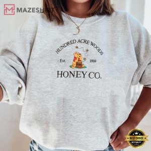 Honey Co. Winnie the Pooh Embroidery Sweatshirt (4)
