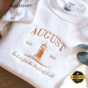 August Taylor Swift Live for the Hope Embroidered Sweatshirt (1)