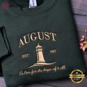 August Taylor Swift Live for the Hope Embroidered Sweatshirt (3)