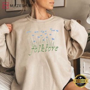 Folklore Wildflower Embroidered Taylor Swift Sweatshirt (1)