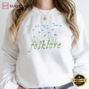 Folklore Wildflower Embroidered Taylor Swift Sweatshirt (2)