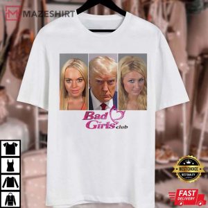 Donald Trump Mugshot Bad Girl's Club T Shirt (4)