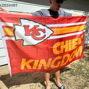 Kansas City Chiefs Chiefs Kingdom Flag (3) Tee