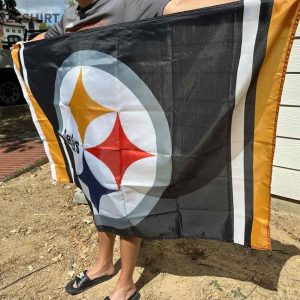 Pittsburgh Steelers NFL Football Flag (2) Tee