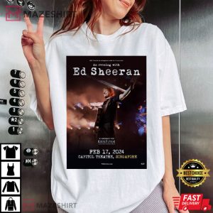 An Evening With Ed Sheeran Capitol Theatre Singapore T Shirt (4)