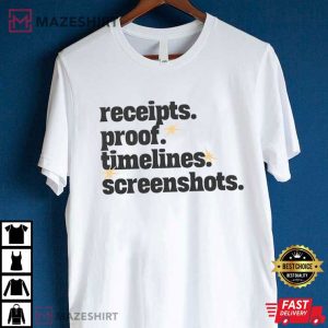 Real Housewives of Salt Lake City Receipts Proof Timelines Screenshots T Shirt (4)