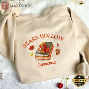 Stars Hollow Connecticut Gilmore Girls Embroidered Sweatshirt (2)