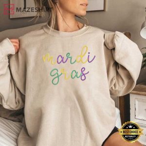 Laissez Les Bons Temps Rouler Mardi Gras Embroidered Sweatshir (3)
